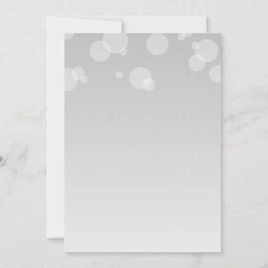 Mimosa Glass Kerstbrunch en Bubbly Uitnodiging (Achterkant)