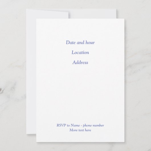 Mimosa Kaart (Achterkant)