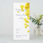 Mimosa Kaart (Staand voorkant)