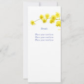 Mimosa Kaart (Achterkant)