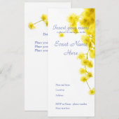 Mimosa Kaart (Voorkant / Achterkant)