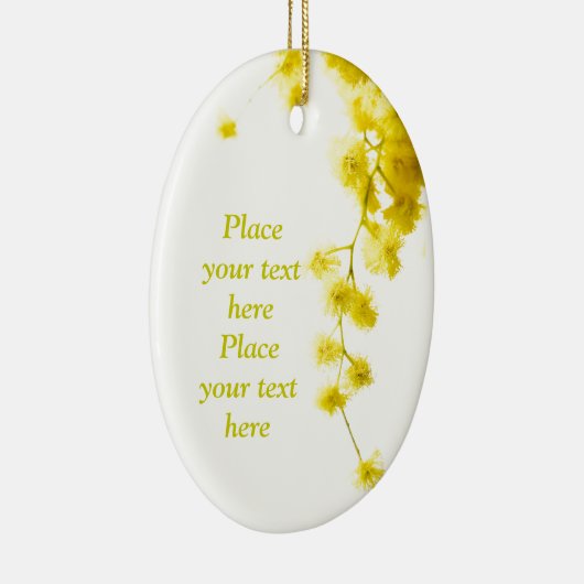 Mimosa Keramisch Ornament (Rechts)