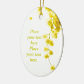 Mimosa Keramisch Ornament (Links)