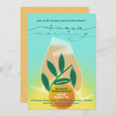 Mimosa Morning Bridal Brunch Uitnodiging (Voorkant / Achterkant)