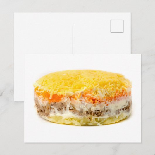 Mimosa Salad Briefkaart (Voorkant / Achterkant)