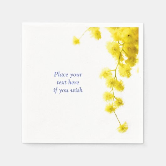 Mimosa Servetten (Voorkant)