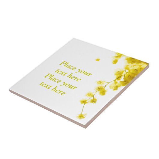 Mimosa Tegeltje (Zijkant)