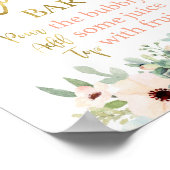 Mimosa-teken, succulent floraal teken poster (Hoek)