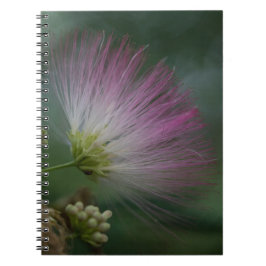 Mimosa Tree Roze wilde bloemen notitieboekje Notitieboek