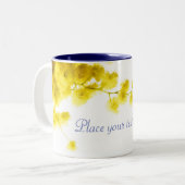 Mimosa Tweekleurige Koffiemok (Voorkant links)