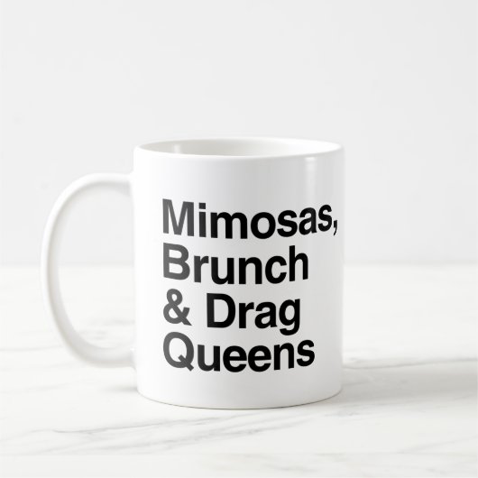 Mimosas Brunch en Drag Queens Koffiemok (Links)