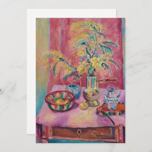 Mimosas | Henri Manguin (Voorkant / Achterkant)