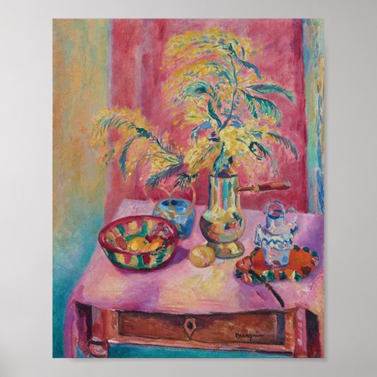 Mimosas | Henri Manguin Poster (Voorkant)