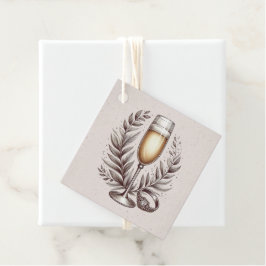 Mimosas & Huwelijk Bedankjes Labels