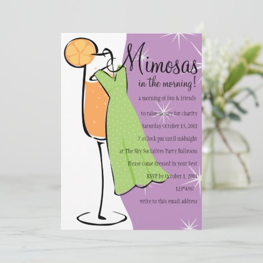 Mimosas Kaart (Staand voorkant)