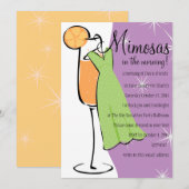 Mimosas Kaart (Voorkant / Achterkant)