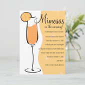 Mimosas Kaart (Staand voorkant)