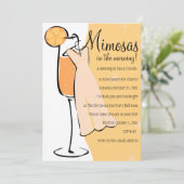 Mimosas Kaart (Staand voorkant)