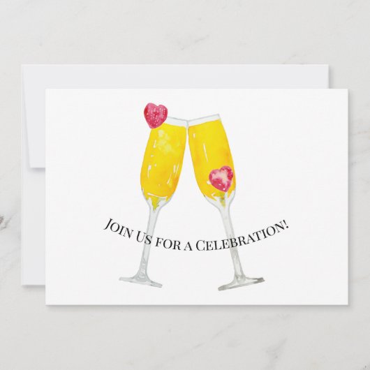 Mimosas Personalized Kaart (Voorkant)