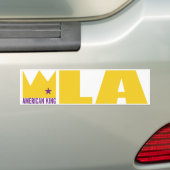 MIMS Bumpersticker - Amerikaanse koning van L.A. (Op auto)