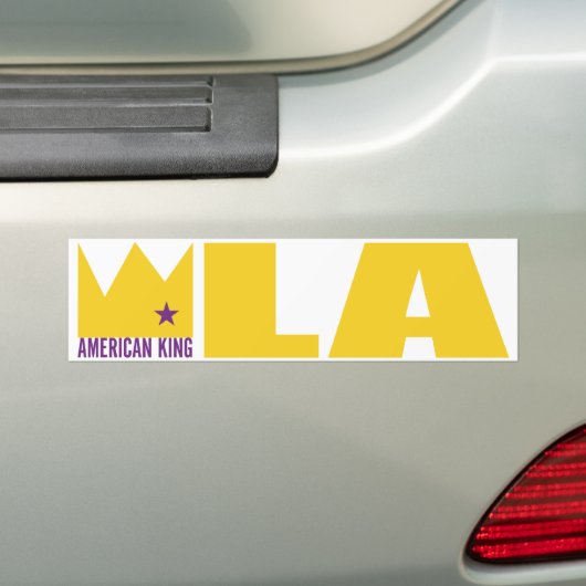 MIMS Bumpersticker - Amerikaanse koning van L.A. (Op auto)