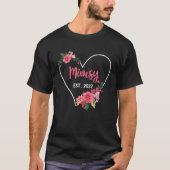 Mimsy Est 2022 Grandma to be , Zwangerschap Announ T-shirt (Voorkant)