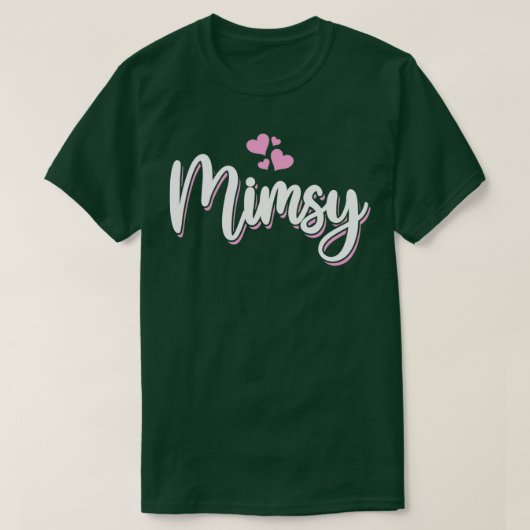 Mimsy voor vrouwelijke Moederdag T-shirt (Design voorkant)