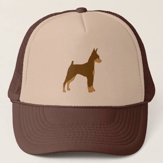 min. chocolade en tan silo trucker pet (Voorkant)