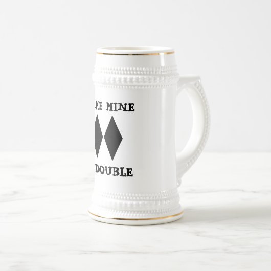 Min een dubbele stein maken bierpul (Voorkant rechts)