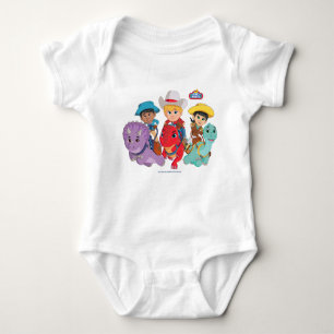 Min en Clover   Dino Ranch Romper