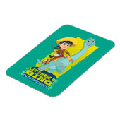 Min en klaver | Een dino verschil maken Magneet (Linkerzijde)