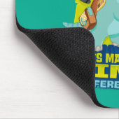 Min en klaver | Een dino verschil maken Muismat (Hoek)