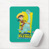 Min en klaver | Een dino verschil maken Muismat (Met muis)