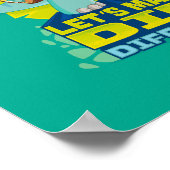 Min en klaver | Een dino verschil maken Poster (Hoek)