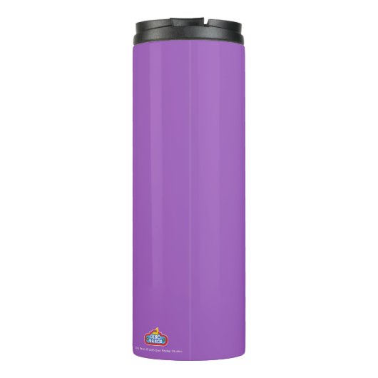 Min en klaver | Happy Cowgirl & Brontosaurus Ride Thermosbeker (Achterkant)