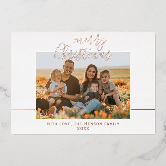 Min Folie Feestdagenkaart (Voorkant)