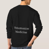 Min Jie School logo+Rehumanize Medicine long T-shirt (Achterkant)