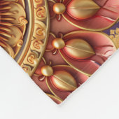 Min lotus-mandela fleece deken (Hoek)