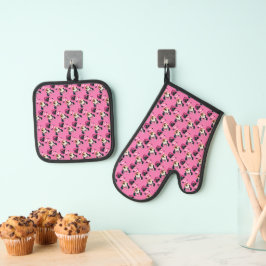 Min Oven Mitt & Pot Holder Set
