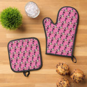 Min Oven Mitt & Pot Holder Set (Top down)
