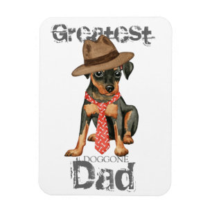 Min Pin Dad Magneet