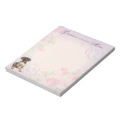 Min Pin Heart Mam Notitieblok (Linkerzijde)