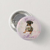 Min Pin Heart Mam Ronde Button 3,2 Cm (Voorkant /achterkant)