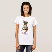 Min Pin Heart mama T-shirt (Voorkant volledig)