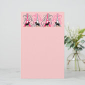 Min Pin in Parijs Briefpapier (Staand voorkant)