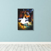 MIn Pin in stijl Canvas Afdruk (Insitu (Houten vloer))