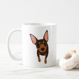 Min Pin Lover Classic Coffee Mok (chocolade)