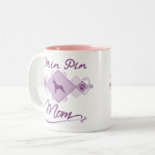 Min Pin Ma Tweekleurige Koffiemok (Voorkant links)