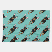 Min Pin Miniature Pinscher Kitchen Towel Theedoek (Horizontaal)