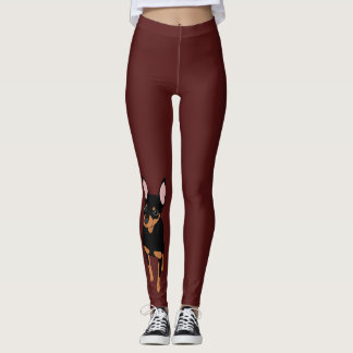 Min Pin Miniatuur Pinscher Leggings